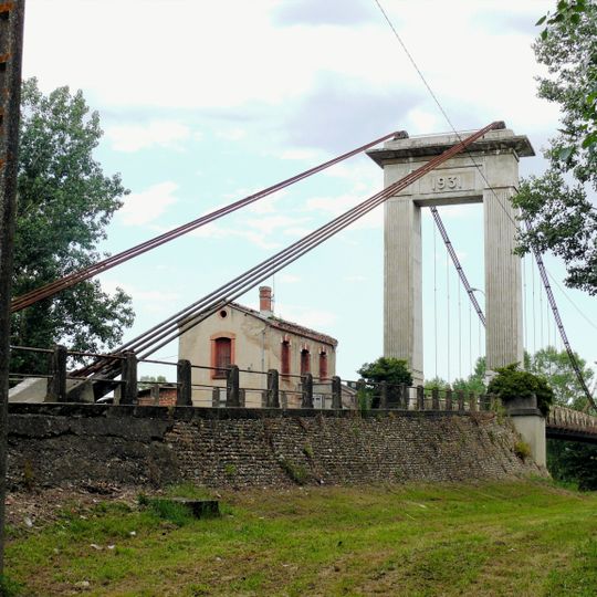Pont suspendu de Verdun-sur-Garonne