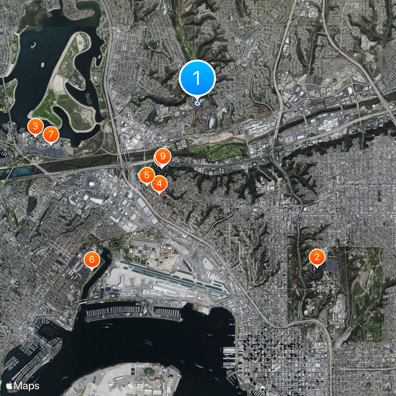 Torero Stadium Mappa