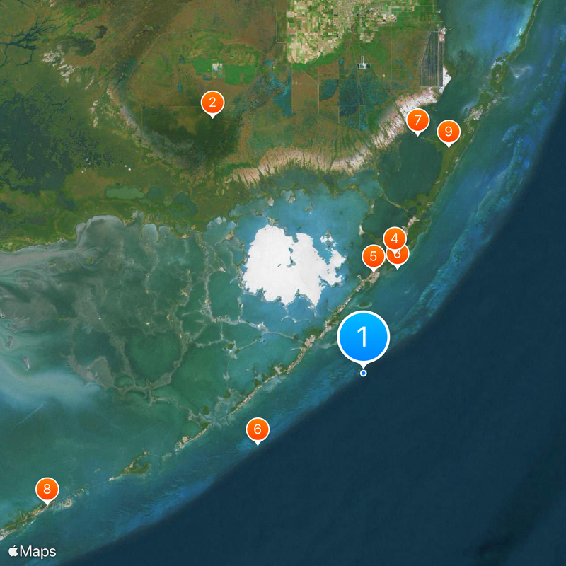 Base Aquarius Reef Mapa