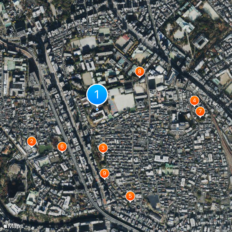 Junior and Senior High School, University of Tsukuba Map