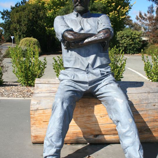The bushman sculpture