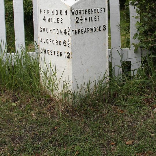 Milepost, Shocklach village