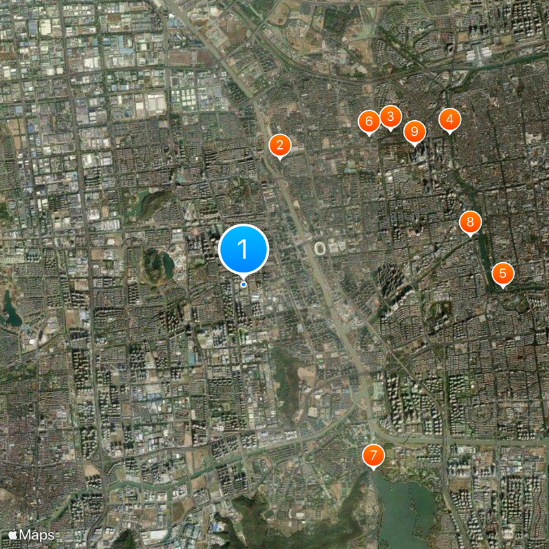 Japanese School of Suzhou Map
