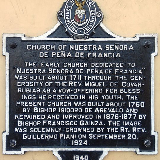 Church of Nuestra Señora de Peña de Francia historical marker