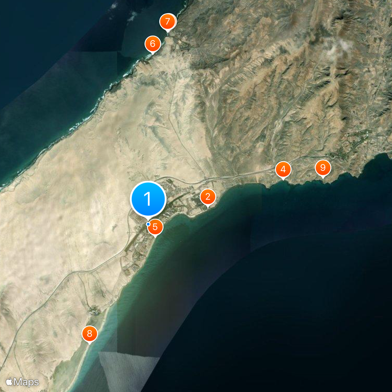 Costa Calma Map