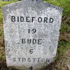 Milestone, Taylors Cross, N of Kilkhampton
