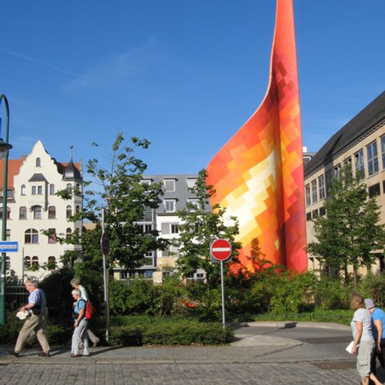 Fahnenmonument in Halle