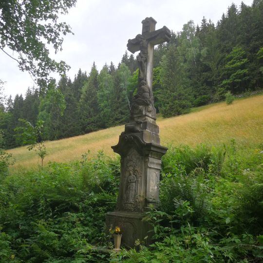 Wayside cross in Velká Úpa