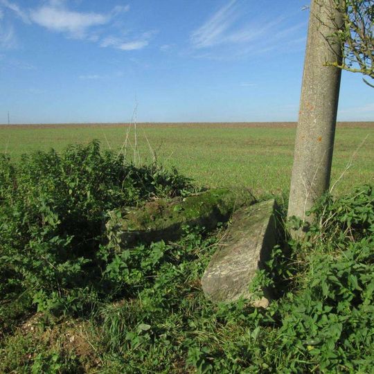 Kříž severně od Ledců v poli