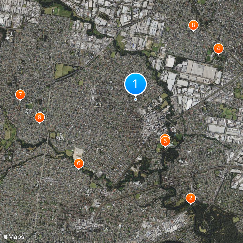 Fairfield Map