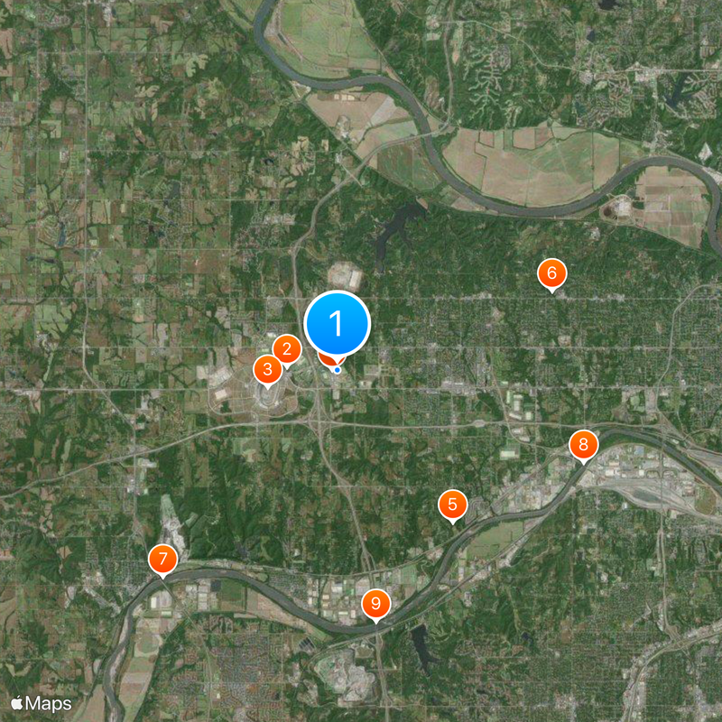 Schlitterbahn Kansas City Carte