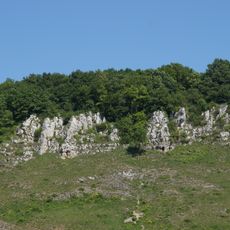 Felshänge an der Südseite des Keilberges NE von Regensburg