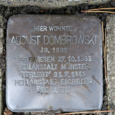 Stolperstein à la mémoire d’August Dombrowski