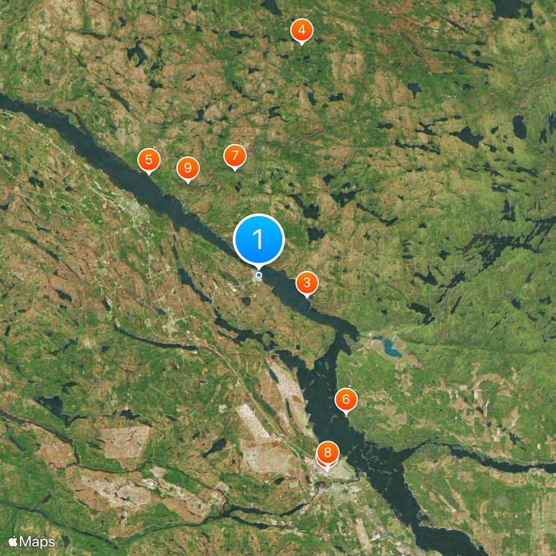 Chalk River Laboratories Map