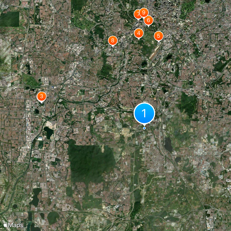 Asia Pacific University College of Technology & Innovation Map