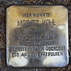 Stolperstein en memoria de Moritz Kohl