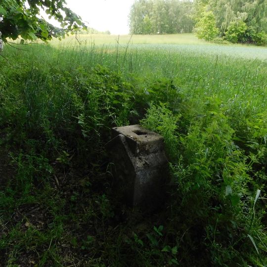 Kříž u zaniklé cesty západně od Budíkova