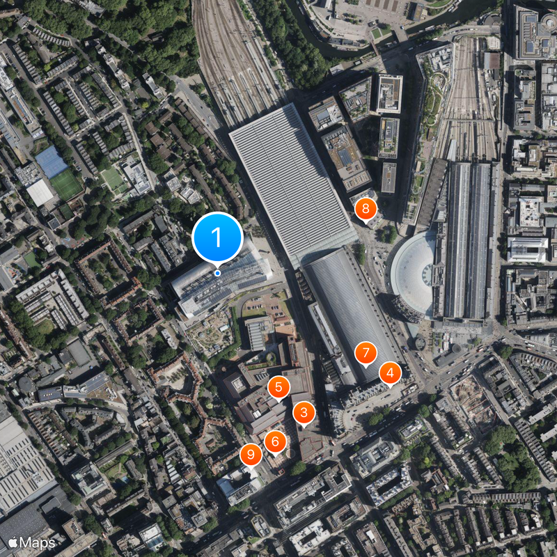 Francis Crick Institute Map