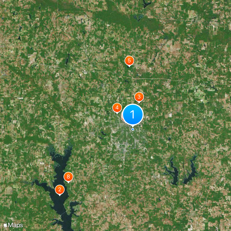 Tyler Junior College Map