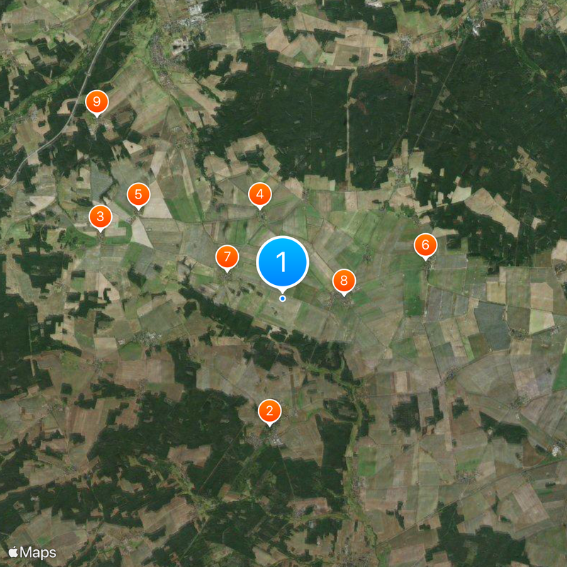 Fläming Heath Map