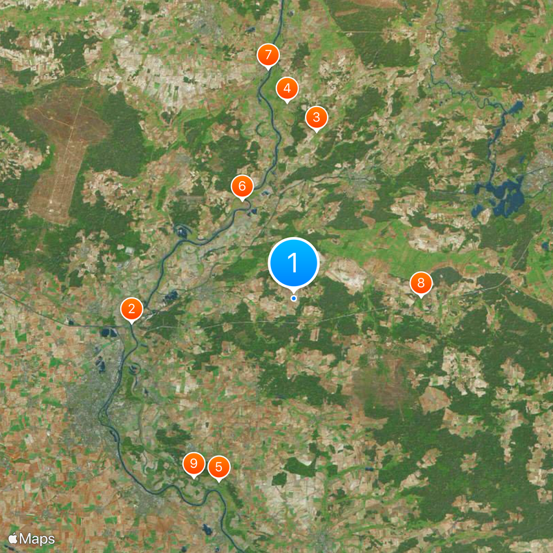 Powiat Jerichower Land Mapa