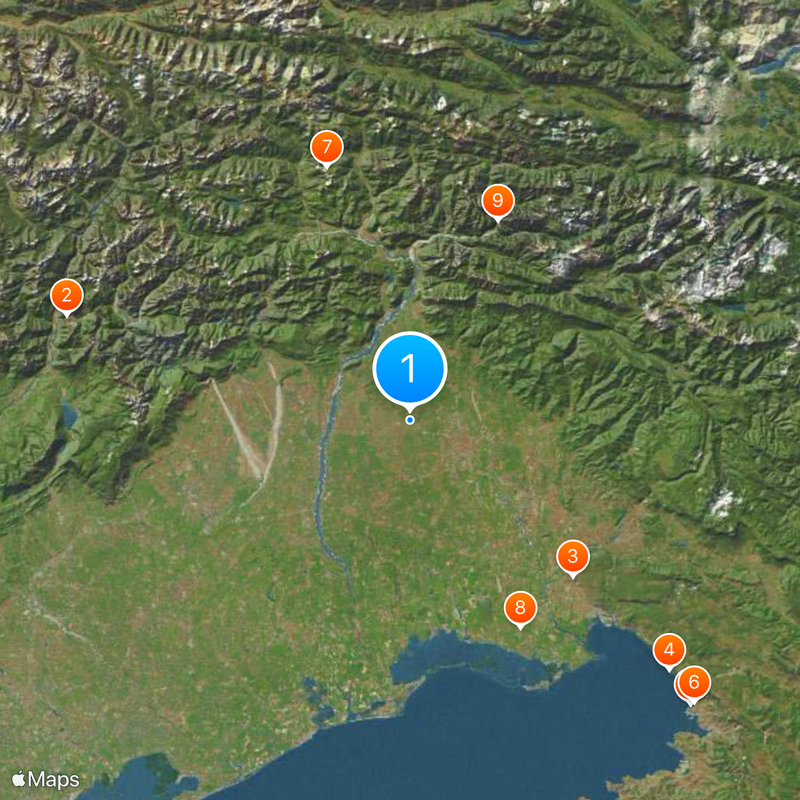 Frioul-Vénétie Julienne Carte