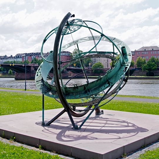 Äquatorialsonnenuhr in Frankfurt am Main