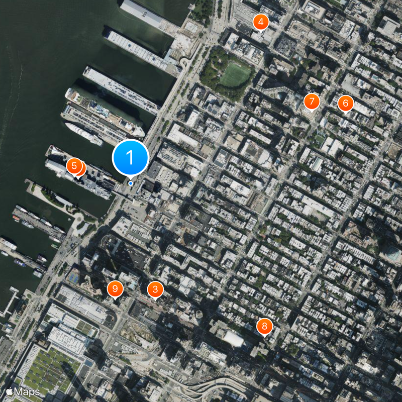 West Side Highway Map