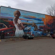 Muurschildering, kunstwerk