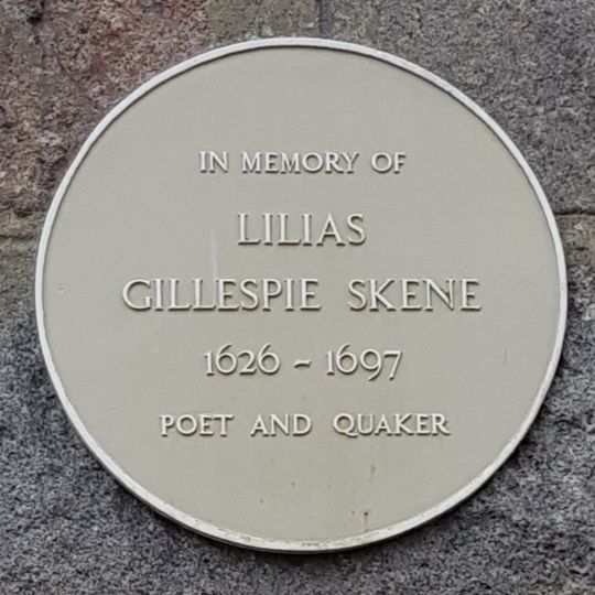 Commemorative plaque to Lilias Gillespie Skene