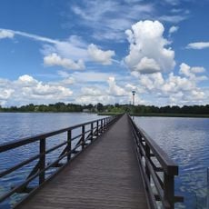 Širvėna Lake footbridge