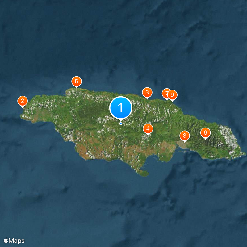 Jamaica Map