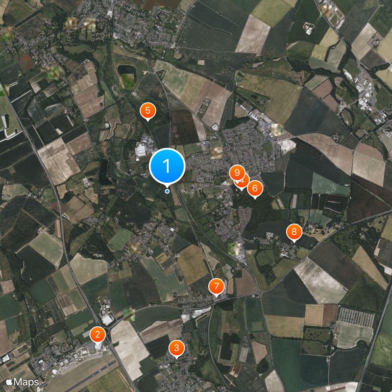 South Cambridgeshire Map
