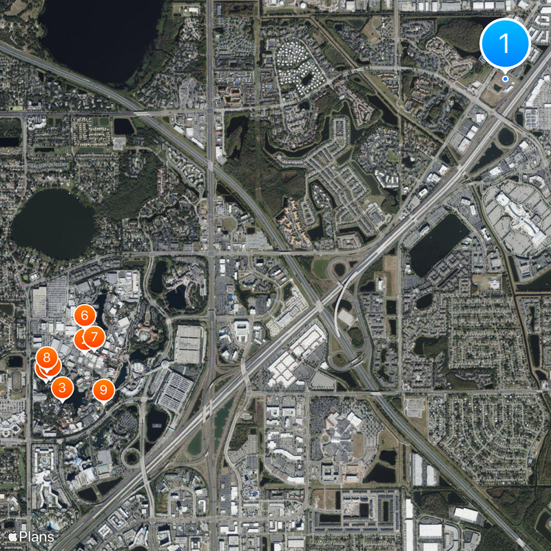 Holy Land Experience Carte