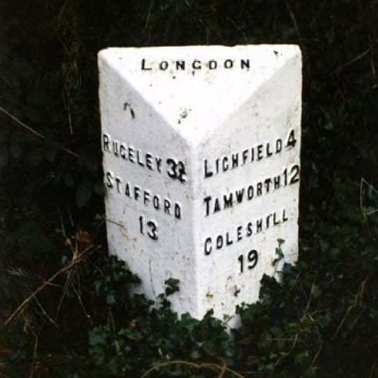 Milepost, St James' Close, Longdon Village