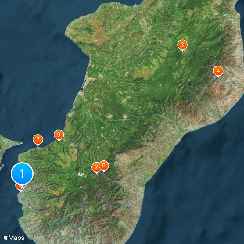 Metropolitan City of Reggio Calabria Map