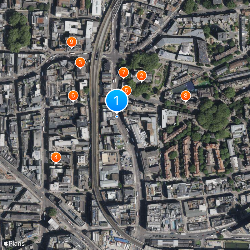 Shoreditch Map