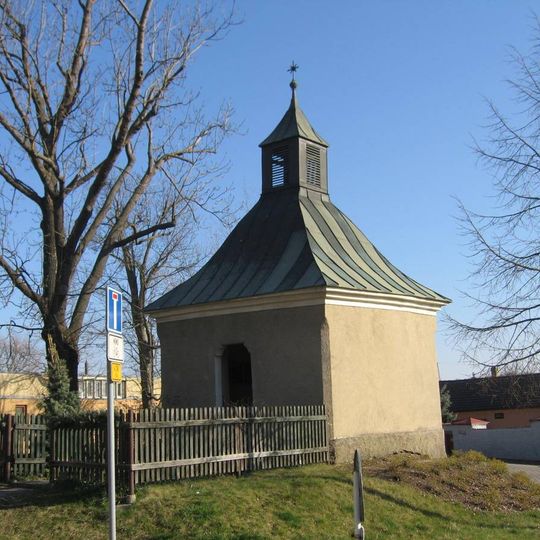 Kaple v Šanovské ulici v Praze - Horních Počernicích