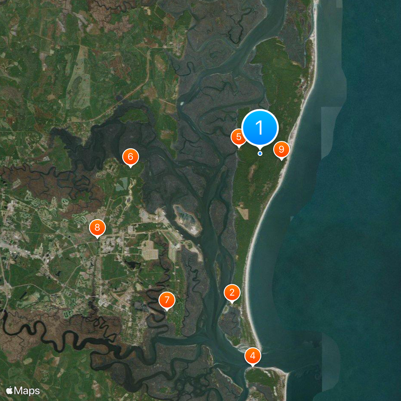 Cumberland Island Map