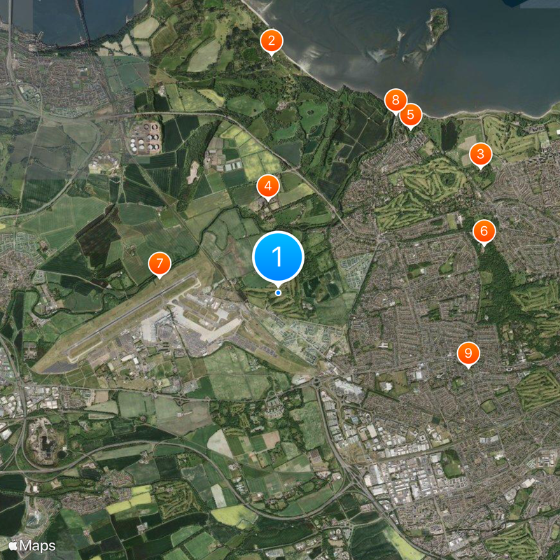 Edinburgh West Map