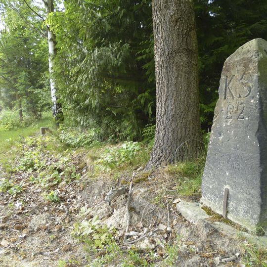 Sächsisch-Preußischer Grenzstein: Pilar Nr. 22