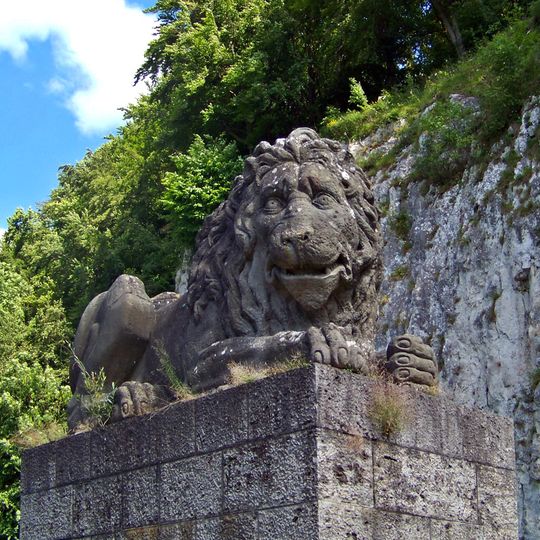 Bad Abbach Eiermühle Löwendenkmal