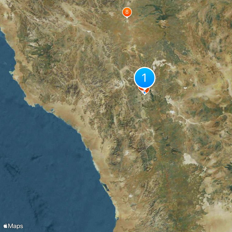 Chambre sacrée du Prophète Carte