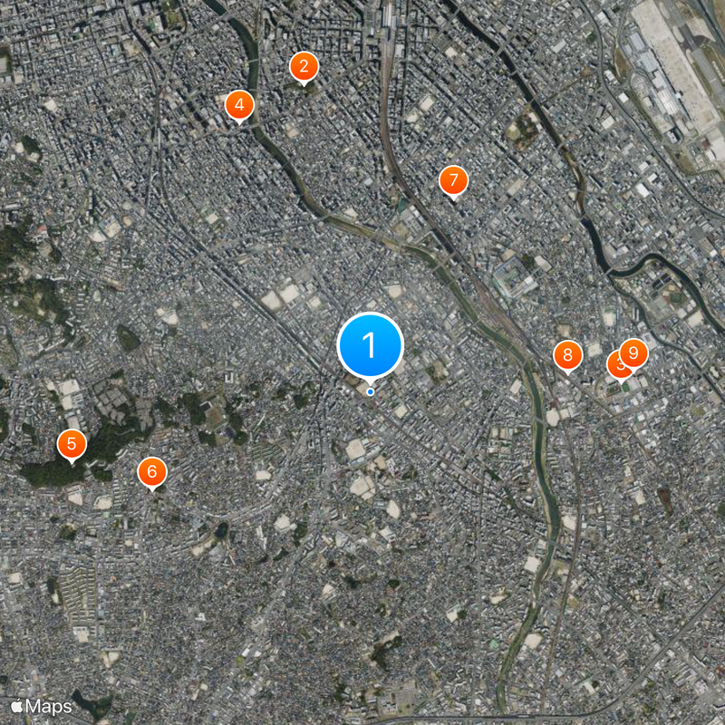 Daiichi Pharmaceutical University High School Map