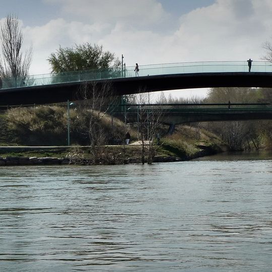 Pasarela de la desembocadura del Huerva