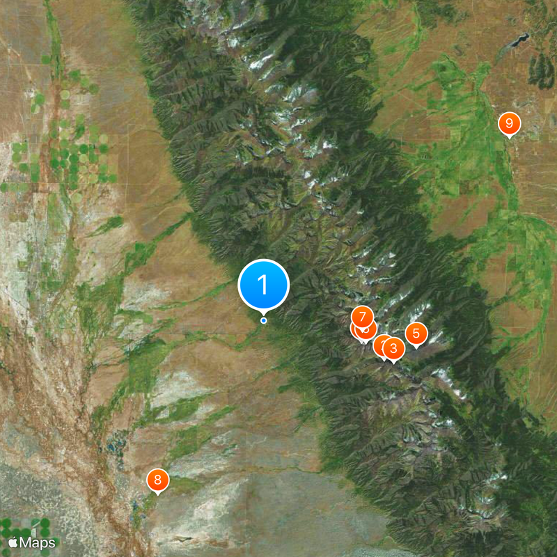 Crestone Map