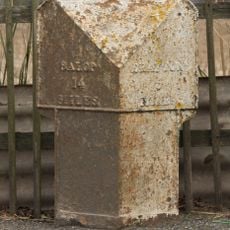 Milepost Approximately 15 Metres To South West Of Stone Stone House