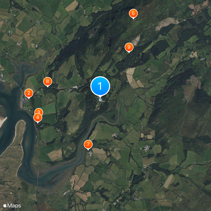 Muncaster Castle Map