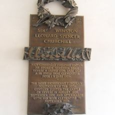 Památník návštěvy Sira Winstona Churchilla na hradu Veveří