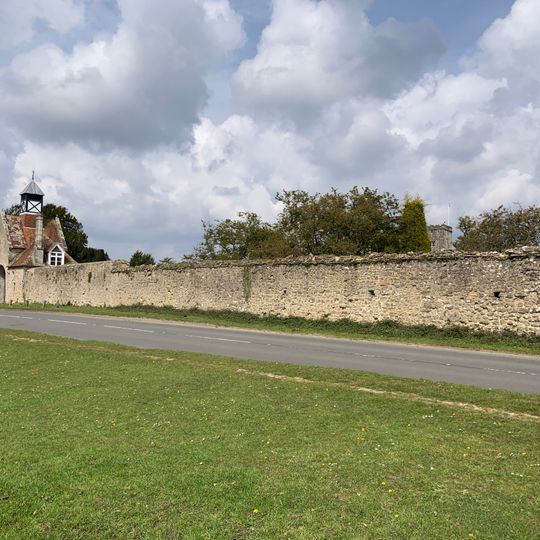 Outer Gatehouse Ruins And Length Of Precinct Wall Running East To Abbey Gate Cottages
